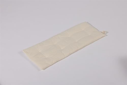 Libamara Matratze Federwiege Baby in Natur - 100% Polyester-Füllung - Bezug aus Bio-Baumwolle - waschbar - kostenloser Express-Versand