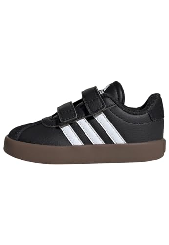adidas VL Court 3.0 Infants Non-Football Low Shoes, Core Black Cloud White Core Black, 26 EU