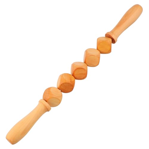 Anneome Holz Kratzstab Meridian Massagegerät Zur Entspannung Und Muskelbehandlung Massagerolle Für Rücken Nacken Und Beine Hölzerne Massage Bar Für Effektive Akupressur