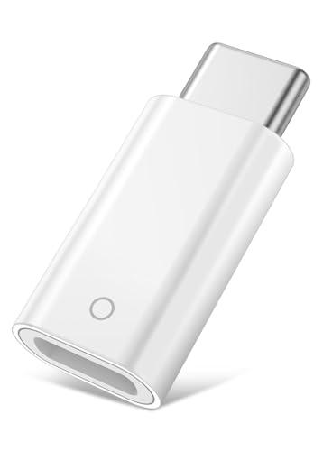 Adapter für Apple Pencil 1 Auf USB C und iPad 10th Gen, Adapter Lightning Auf USB C Lightning USB C Adapter, Ladeadapter Adapter USB C für Apple Pencil 1. Generation, Unterstützt Bluetooth Kopplung