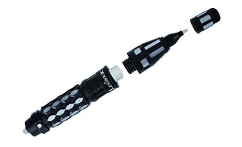 Lexibook - Spy Mission, Spionagestift mit unsichtbarer Tinte zum Schreiben von Geheimbotschaften, UV-Dekodierlicht und Geheimfach, schwarz, RPSPY02