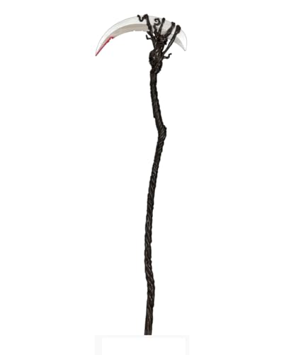 horror-shop Blutige Sense für Halloween 150cm