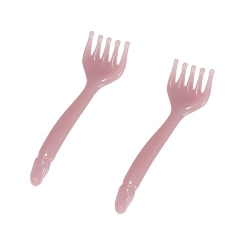 2 Stück Kopfmassage,Harz Scalp Massager,Kopfhautmassagegerät mit fünf Krallen,Massage- und Kratz-Kopfhautentspanner,Geeignet für Frauen und Männer,Kopf- und Nackenmassage,Selbstpflege,Haare kämmen