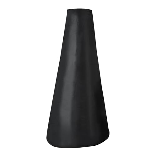 SURIEEN Abdeckung für Terrassenofen, Wasserdicht, Winddicht, UV-Beständiges, Reißfest Oxford Gewebe Gartenofen Gartenkamin Feuerstelle Abdeckung Feuerschalenabdeckung 122x21/61cm, Schwarz