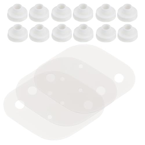 VGOL 20 Sets zu 3 Glimmer-Unterlegscheiben, Wärmeisolator-Granulat-Set, 44,5 x 31,5 mm, Glimmer-Isolatorfolie für Transistoren/Spannungsregler, Halbleiter