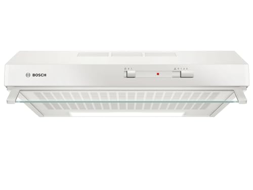 Bosch DUL62FA21 Serie 2 Unterbauhaube, 60 cm breit, Um- & Abluft, LED-Beleuchtung gleichmäßige Ausleuchtung, Schiebeschalter, 3 Leistungsstufen, Vliesfilter, Black