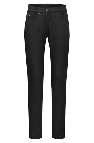 Greiff Corporate Casual Damen Hose 5-Pocket Regular-Fit Schwarz 42