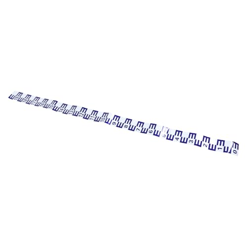 VINTORKY Reflektierender Wasserstandsmesser Für Pools, Selbstklebender Aufkleber Zur Messung des Wasserstands Für Tanks, Teiche Und Aquarien (2 Meter)