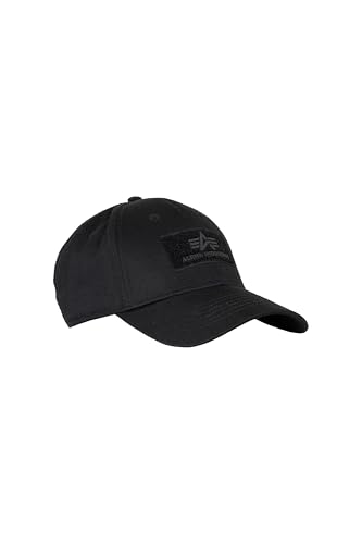 Alpha Industries Herren VLC Cap Baseballkappe, Black, Einheitsgröße