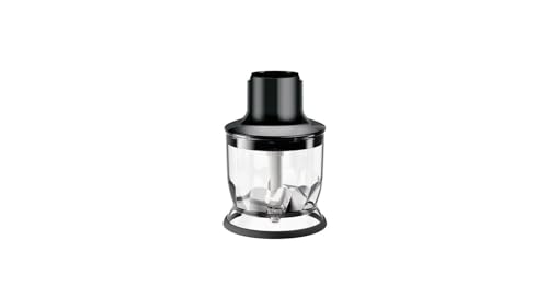 Braun Zerkleinerer Aufsatz MQS 200 BK mit EasyClick Plus System - Zubehör für Braun Stabmixer MultiQuick 7 und 9, BPA-frei, Fassungsvermögen 350 ml, Schwarz