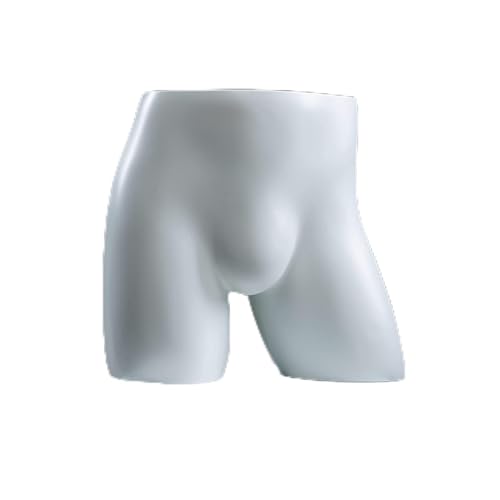 BZGPMFUD Schaufensterpuppe Männlicher Torsokörper, Halbkörper männlich for Unterwäschegeschäft, Kleiderständer, Dummy-Hüften, Höschenmodell, Schneiderpuppe