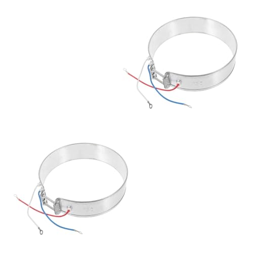 OSALADI 2st Wasserkocher Heizspirale Tragbar Wasserkocher Elektrisch Kleiner Elektrischer Wasserkocher Heizelement Des Wasserspenders Reise Wasserkocher Aluminium Heizung Kühlkörper