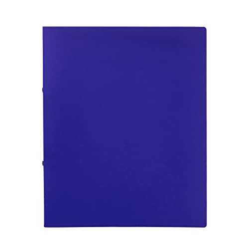Idena 10430 - Ringbuch im Format DIN A4, 2-Ring-Mechanik mit 16 mm Durchmesser, 20 mm Rückenbreite, blau, 1 Stück