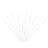 NUOBESTY 10st Keramischer Schmuck Brennender Feuerfester Stab Töpferstäbe Ofenbrennwerkzeug Töpferofenwerkzeuge Hochtemperatur-wolframdraht Aluminiumoxid Keramik Weiß Kunsthandwerk