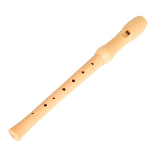 Yardwe 1 Satz C-Tuning rechteckige Flöte Instrument Musical 8-Loch Klarinette professionell Klarinette Profi-Klarinette mit 8 Löchern für Kinderspielzeug Holz Beige