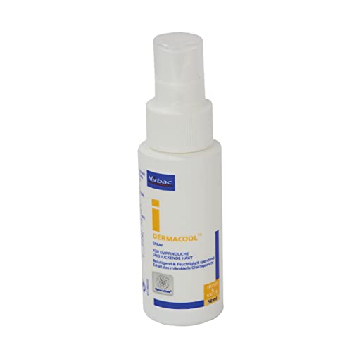 Virbac Tiergesundheit Dermacool Sprühen für Empfindliche und Juckende Haut, 50 ml