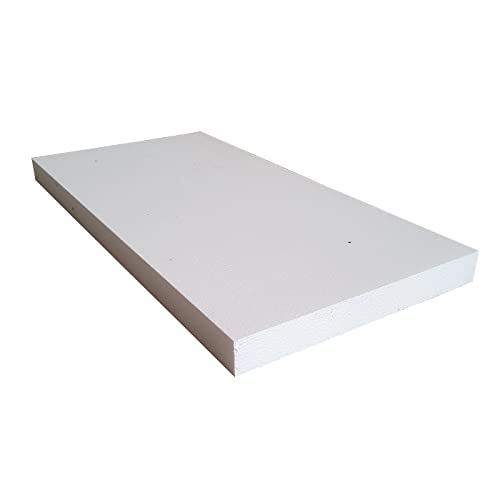 HIRSCH Porozell Fassadendämmplatte, Weiß EPS 035 WDV, 1000 mm x 500 mm (Stärke 40 mm, Polystyrol, Dowel)