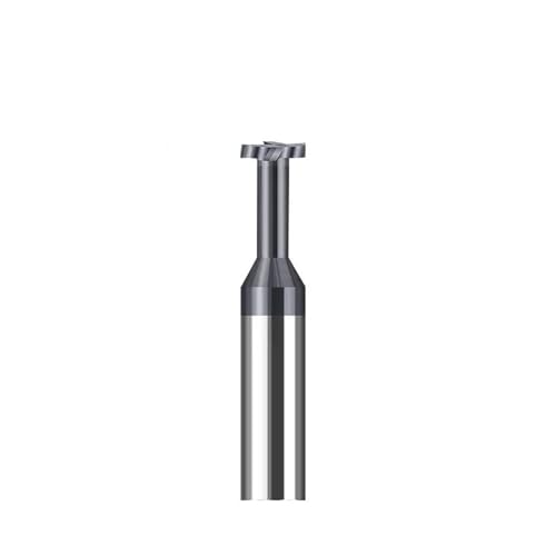 1 Stück HSS T-Nutenfräser 4 Nuten Hartmetall-Schaftfräser Schnittdurchmesser 2–10 mm Metall Aluminium Stahl Kupfer Bearbeitung Hartmetall CNC-Fräswerkzeug (Size : For Aluminum, Color : 10X4)