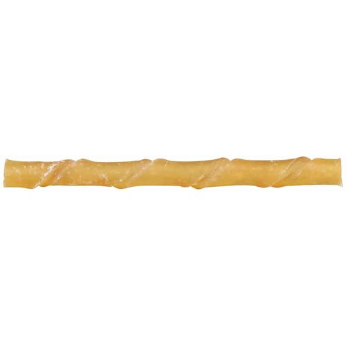 TRIXIE Kaurollen aus getrockneter Rinderhaut - 100 Stück - Glutenfrei - ohne Zuckerzusatz - Monoprotein-Snack - 12 cm/ø 9–10 mm - 2617