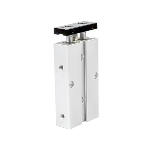 Pneumatik-Zylinder, TN10X70-S Pneumatikzylinder, 10 mm Bohrung, 80 mm Hub, doppeltwirkender Doppelstangenzylinder, Aluminium-Luftzylinder mit Magnet