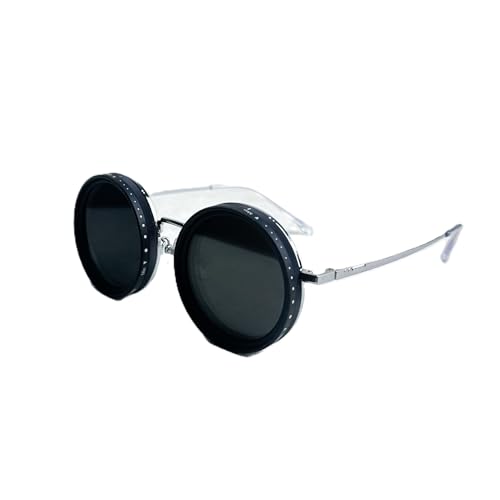 Getönte Sonnenbrille, abgerundete polarisierte Brille, verstellbare Sonnenbrille mit 1–9 Gängen, kann sowohl von Jungen als auch Mädchen getragen werden, geeignet für Fahren, Angelausflüge und
