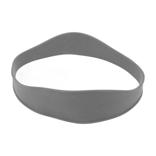 DIY Home gebogenes Silikon-Haarschnittband, Ausschnitt, Rasierschablone, Kragen, Haartrimmen, Haarschneidewerkzeuge, Haaransatz-Formungswerkzeug, Schwarz (Gray)