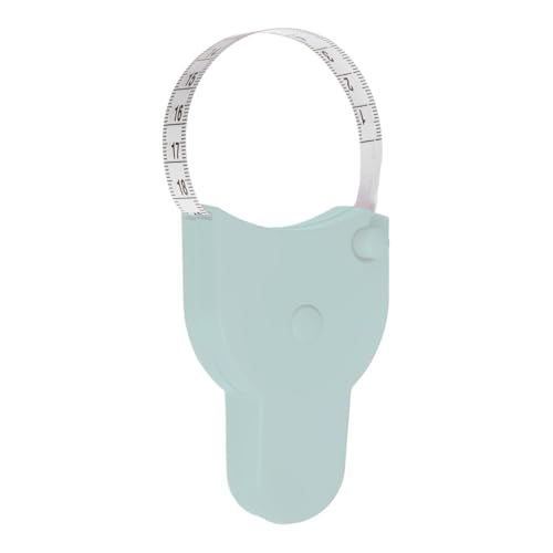 Körpermaßband, Suiyeejan Maßband Körpermaßband 150 cm Maßband, einziehbares Maßband zur Körpermessung und Gewichtsabnahme, Genaues Körpermaßband für Fitness, Schneider, Nähen (Hellblau, 1 Stück)