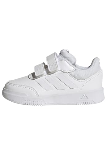 adidas Jungen Unisex Kinder Tensaur Hook and Loop Shoes Laufschuhe, Cloud White/Grey One, 24 EU