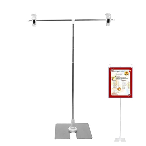 Posterständer, Informationsständer, Werbeständer, Plakatständer, Präsentationsständer, Geeignet für Geschäfte, Hochzeiten, Ausstellungen, Werbedisplays, Einzelhandel, Speisekarten, Höhenverstellbar