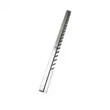 MNUPL 10 mm D Push-Type Keilnut-Räumnadel, metrische Größe, HSS-Hochgeschwindigkeitsstahl und 2 Unterlegscheiben for CNC-Fräser, Metallbearbeitungswerkzeug, Metallschneider