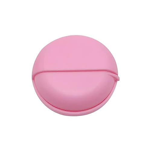 WAOCEO Kabelmanagement Runder Kopfhörer-Draht-Box-Organizer, Datenleitungskabel, Aufbewahrungskoffer, Kunststoffbehälter, Schmuck, Kopfhörerschutz mit drehbarer Abdeckung Kabelbox (Color : Pink)