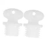 Abaodam 2 Stück Plastikstopfenkopf Ersatzstopfen Heißwasserstecker Stecker Für Heißwasserbeutel Deckelstopfen Für Wasserflasche Deckelstopfen Für Wärmflasche Stecker Für Wärmflasche Weiß