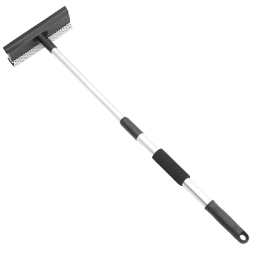 MOLUCKFU Fensterabzieher Auto Mit Teleskopierbarem Griff Dual-Sided Edelstahl Scheibenreiniger Für Windschutzscheiben Und Spiegel Vielseitiges Reinigungswerkzeug