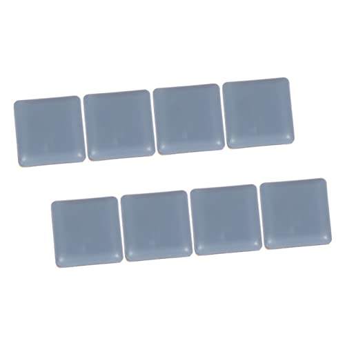 Uonlytech 8St Stuhlmatte Stuhl-Kratzschutz für den Boden schützend Bodenschutzmatte Möbelauflagen schwenken Sitz antirutschmatte Floor Protector Fußmatten für Stühle Heimstuhl Fußmatte Gummi