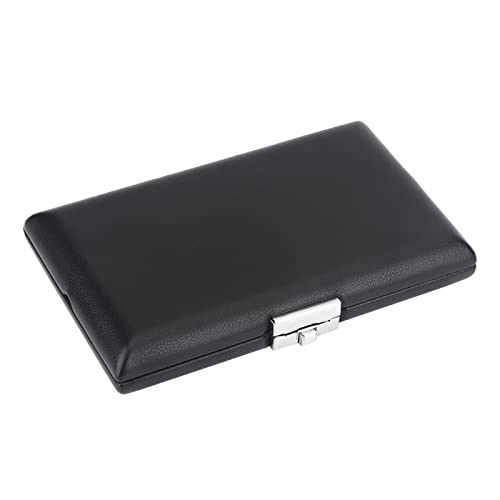 Tyenaza Stilvolles Etui Für Fagottrohre, Elegante Box aus Schwarzem PU-Leder, Rohrbehälter Mit Großzügigen Schlitzen, Zubehör Für Musikinstrumente