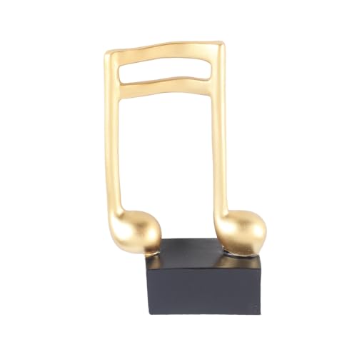 KIMISS Harz-Musiknoten-Figur, Tischdekoration für Klavierladen, Fünfzeiliges Notensymbol für den Schreibtisch