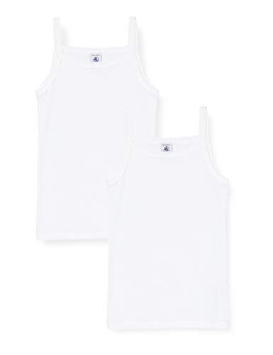 Petit Bateau Mädchen 5329500 Top, Weiß (Variante 1 Zga), 6 Jahre