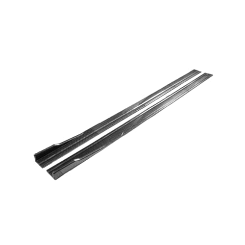 8pcs 2m/2.18m Universal Side Rock Extension Wippplatte Lip Separator Stoßfänger Kompatibel mit Mercedes-Benz (Color : Carbon Fiber Look)