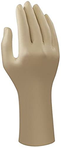 AccuTech Ansell 91-225 Latex-Handschuhe, Chemikalien- und Flüssigkeitsschutz, Größe 8 (10 Paar)