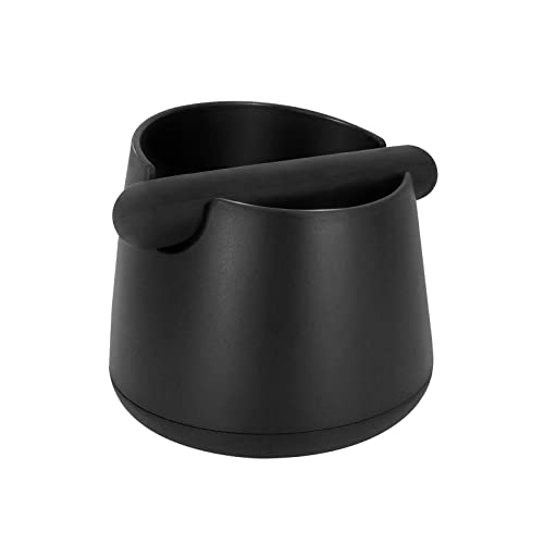Lorigun Kaffeesatz Abschlagbehälte, Knock Box, Espresso Abklopfbehälter für Kaffee Siebträger mit Abnehmbarem Silikon Knock Bar, Kaffee Zubehör für Kaffeegeschäft, Zuhause