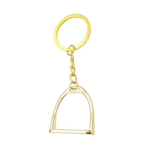 OAJABBGE Reitstile Schlüsselringe Steigbügel Key Ornament Horse Bit Schlüsselkette Legierung Textur Schlüsselanhänger Für Jeden Anlass Geeignet