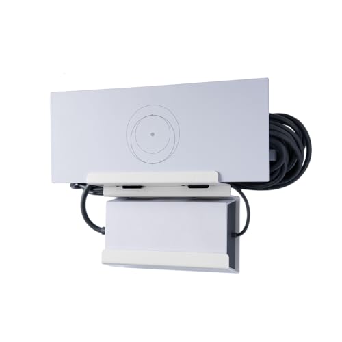 Shinar Metall Wandhalterung Halterung Kompatibel für Starlink Gen 3 Mesh Router und Netzteil All in One Montage Kit für Starlink Standard V3 Mesh Router und Netzteil Kabelmanagement (Weiß)