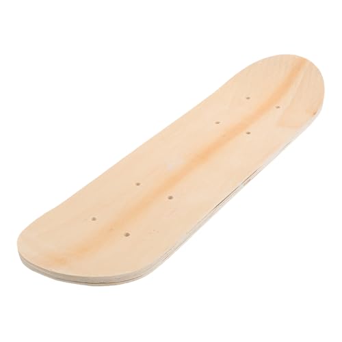 GARVALON DIY Blank Skateboard Deck Für Unbehandeltes Skateboard Aus 7 Lagigem Ahornholz Ideal Für Kreative Projekte Und Anfänger Leeres Skateboard Brett Für Individuelles Design