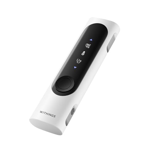WITHINGS BeamO – Kontaktloses digitales Smart Thermometer, Fiebererkennung, 4-in-1 MultiScan, EKG, Pulsoximeter, Digitales Stethoskop, Für Kinder & Erwachsene, Multi-User, Familiengesundheit