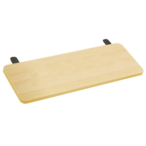 MagiDeal Schreibtisch Extender, Regalbrett, Handgelenkstütze, Home Office, Faltbar, 50 X 20 cm, Desktop Verlängerungsbrett, Tastaturablage, Armlehnenerweiterun, Holzfarbe