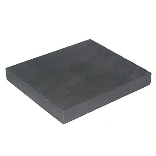 Erpmlyo Graphit Barren Graphit Platte Glatte Polierte Oberfläche (70 Mm x 80 Mm x 10 Mm)