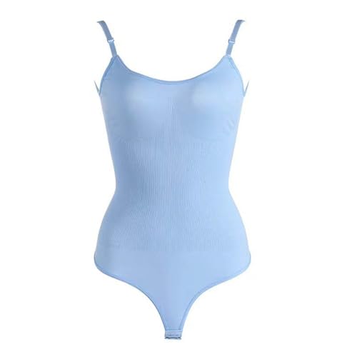 Bauchgurt Body für Damen in Übergröße, Lift-Hüft-Tanga, Verstellbarer Riemen Body Trägerlos(BU2,XS)