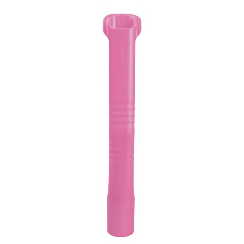 wellsamed Absaugkanülen, Universal Dentalsauger, Dentalkanülen, Mehrwegkanülen, Kunststoff, 10 Stück, 125 mm Länge, rosa