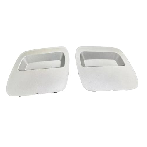 Stoßstange Abschleppöse Loch Abdeckung Fr&on&t Stoßstange Tow Bar Auge Abdeckung Links Rechts 2 Pcs OEM620721430R 620724861R 511802392R Für Dacia Für Duster 2018-2021(Black 1Set)