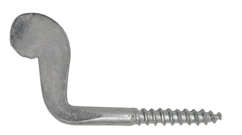 Vorreiber mit Holzgewinde verzinkt blau Wiener Vorreiber Fenstervorreiber Fensterriegel Stahl, Metall, Wandhaken Fensterriegel | Raffhalter | Fensterladenhalter | (Gr.14/L60mm/H38mm)